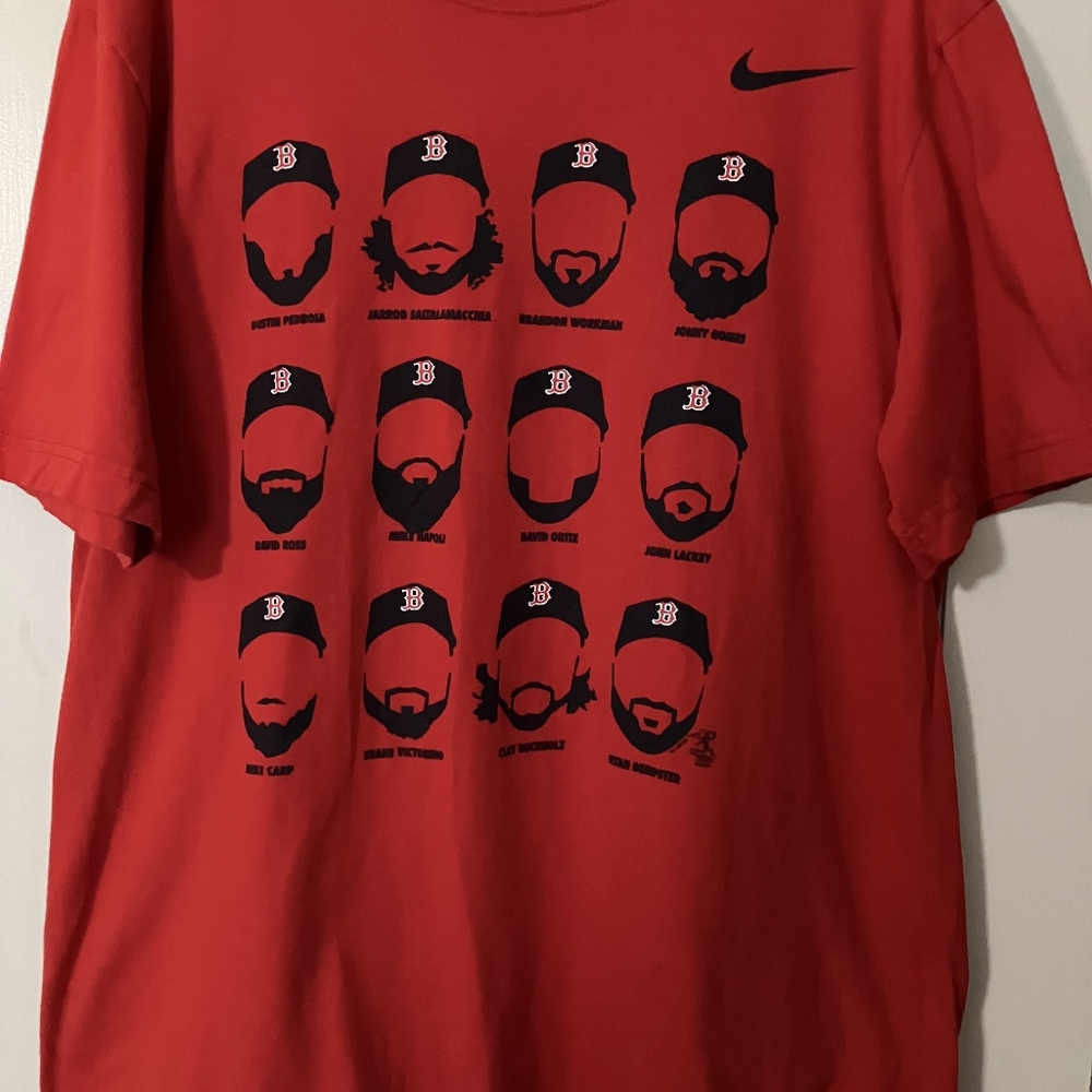 World Series Champs 2013 Red Sox Get Bearded Nike T-shirt